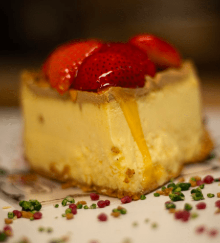 Gâteau au fromage à la fraise