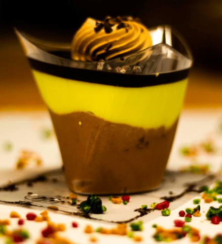 Verrine choco pistache